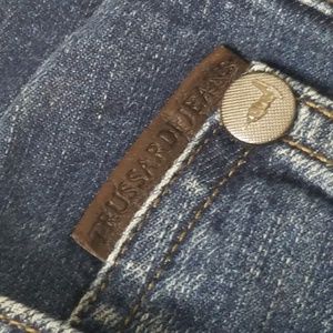 Trussardi 380 Icon Regular stretch blue jeans 34